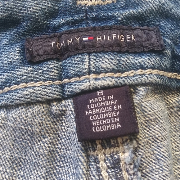 🌞 Tommy Hilfiger Denim Shorts Sz 8 - Picture 4 of 5